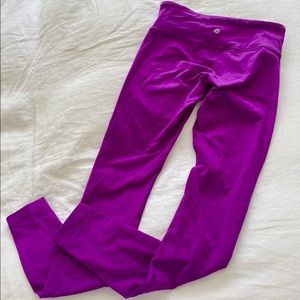 LuluLemon Wunder Under Legging-Fuschia